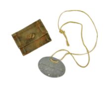 WWII SECOND WORLD WAR GERMAN ARMY DOG TAG - INFANTRY DRIVER