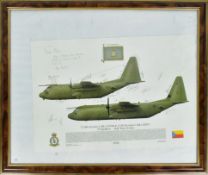 SQUADRON PRINTS - HERCULES C MKI & MK4 RAF BRIZE NORTON