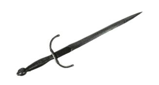 17TH CENTURY LEFT HANDED PARRYING DAGGER