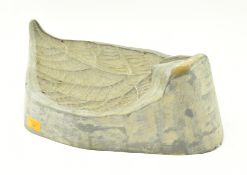 20TH CENTURY RESIN MOULD CAST OF A LEAF