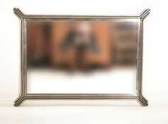 CONTEMPORARY HIGH END DESIGN CHROME METAL WALL MIRROR