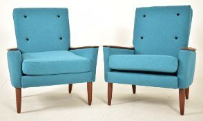 GREAVES & THOMAS - PAIR OF 20TH CENTURY TEAK ARMCHAIRS