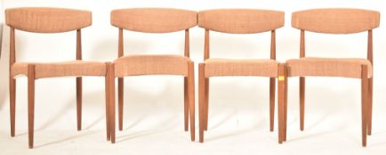 SCANTIC MOBELVAERK - MATCHING SET OF FOUR DANISH TEAK CHAIRS