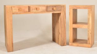 IRONBRIDGE FURNITURE - MANTIS MANGO - TABLE & BOOKCASE
