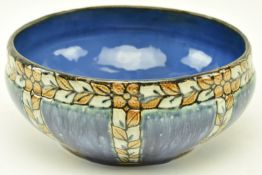 ROYAL DOULTON - EARLY 20TH CENTURY STONEWARE FRUIT BOWL