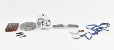 COLLECTION OF SILVER PLATED CURIOS