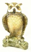 VINTAGE MID CENTURY ITALIAN CERAMIC OWL FIGURE