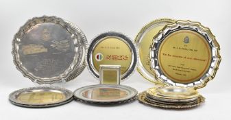 18 SALVERS PRESENTED TO MR E.H. EVANS, HK POLICE COMMANDER