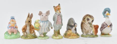 BESWICK - COLLECTION OF SEVEN BEATRIX POTTER FIGURINES