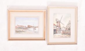 IVY E SMITH - PAIR OF SIGNED WATERCOLOUR ON PAPER PAINTINGS