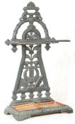 19TH CENTURY CAST METAL COALBROOKDALE STYLE UMBRELLA STAND