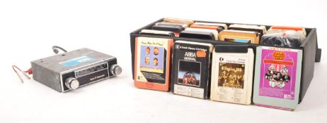 RADIOMOBILE - MID CENUTRY STEREO 8 TRACK PLAYER & TAPES