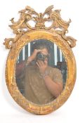 GEORGE III CARVED GILTWOOD MIRROR