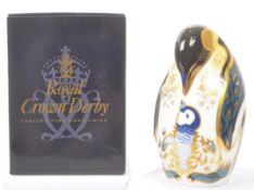 ROYAL CROWN DERBY - PORCELAIN IN THE FORM OF A PENGUIN