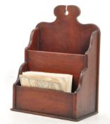 EARLY 20TH CENTURY DESK TIDY WITH POCKET MAP OF WILTSHIRE