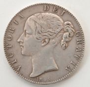 1845 QUEEN VICTORIA SILVER 925 CROWN COIN