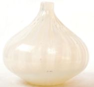 VINTAGE 20TH CENTURY HABITAT OPALINE GLASS VASE