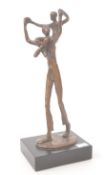 VINTAGE 20TH CENTURY BRONZE ABSTRACT FIGURE / STATUE