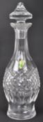 WATERFORD GLASS - VINTAGE 20TH CENTURY CRYSTAL DECANTER