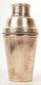 MID CENTURY RETRO SILVER PLATED COCKTAIL SHAKER