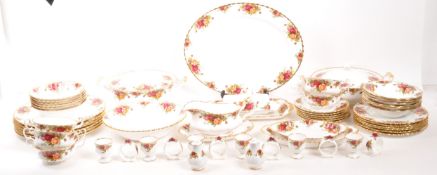 ROYAL ALBERT - OLD COUNTRY ROSES - PORCELAIN DINNER SET