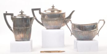 ART DECO EARLY 20TH CENTURY SILVER PLATE TEA SET