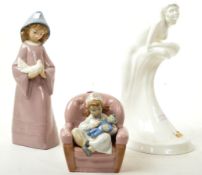 NAO FOR LLADRO - COLLECTION OF PORCELAIN FIGURINES / TABLEWARE