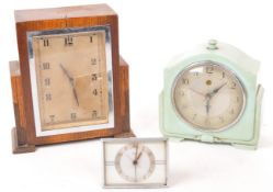 ART DECO COLLECTION OF MANTEL CLOCKS