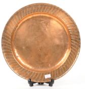 HUGH WALLIS - EARLY 20TH CENTURY ARTS & CRAFTS COPPER CHARGER