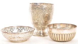 ELKINGTON & MAPPIN & WEBB - GROUP OF SILVER PLATE ITEMS