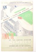 1947 FA CUP WEMBLEY FINAL PROGRAMME BURNLEY V. CHARLTON
