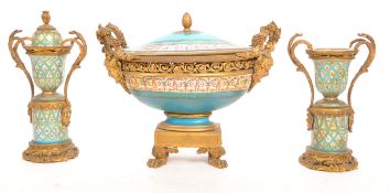 19TH CENTURY FRENCH NAPOLEON GARNITURE SET