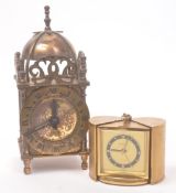 SMITHS LATERN AND EUROPA TRAVEL CLOCKS