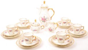 ROSENTHAL - SANSSOUCI IVORY PATTERN COFFEE / MOCHA SERVICE