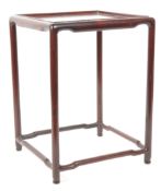 EARLY 20TH CENTURY CHINESE HARDWOOD TABLE TOP VASE STAND