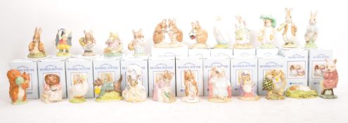 ROYAL ALBERT - BEATRIX POTTER - COLLECTION OF PORCELAIN FIGURES