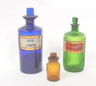 COLLECTION OF VINTAGE 20TH CENTURY CHEMISTS / MEDICINE BOTTLES