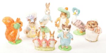BESWICK - BEATRIX POTTER - COLLECTION OF PORCELAIN FIGURES