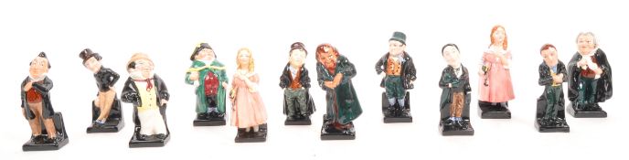 TWELVE ROYAL DOULTON CHALRES DICKENS FIGURINES