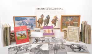 LARGE COLLECTION OF HORSE RACING / HUNTING MEMORABILIA