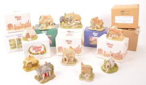 LILLIPUT LANE - COLLECTION OF RESIN FIGURE COTTAGE MODELS