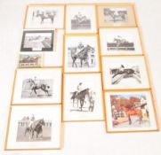 HORSE RACING - COLLECTION OF MID CENTURY HORSE PHOTOGRAPHS
