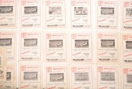 BRISTOL CITY FOOTBALL CLUB - MID CENTURY FOOTBALL PROGRAMMES