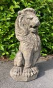 20TH CENTURY STONE GARDEN ORNAMENT SCULPTURE