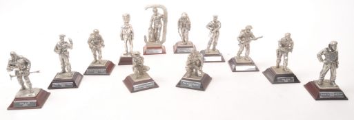 ROYAL HAMPSHIRE - COLLECTION OF PEWTER MILITARY FIGURES