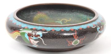 EARLY 20TH CENTURY CHINESE CLOISONNE BOWL