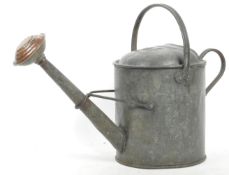 EARLY 20TH CENTURY GALVANISED WATERING CAN