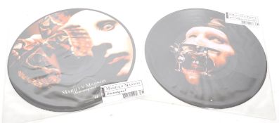 MARILYN MANSON - TWO LATE 20TH CENTURY VINYL RECORD ALBUMS