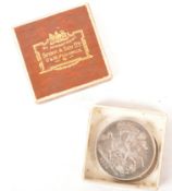 UNITED KINGDOM - TWO LATE VICTORIAN SILVER CROWN COINS