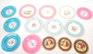 AYNSLEY / PARAGON / SPODE - COLLECTION OF CABINET PLATES
